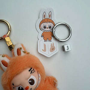‘PUMPKIN’ ‘J’ PIN FOR LOVE (MINI) BOOM BESPOKE LABUBU