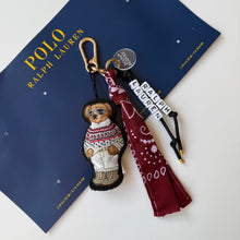 Load image into Gallery viewer, ‘RALPH’ BEAR BAG CHARM BY BOOM BESPOKE
