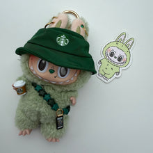 Load image into Gallery viewer, ‘IPHONE &amp; COFFEE’ GREEN GRAPE  BOOM BESPOKE LABUBU
