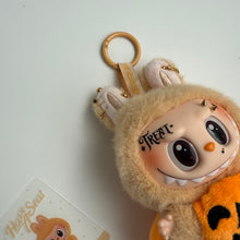 Load image into Gallery viewer, ‘PUMPKIN’ BABA HAVE A SEAT BOOM BESPOKE LABUBU
