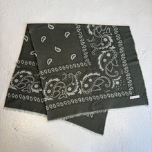 Load image into Gallery viewer, ‘OLIVE’ KHAKI GREEN FINE KNIT BANDANA SCARF
