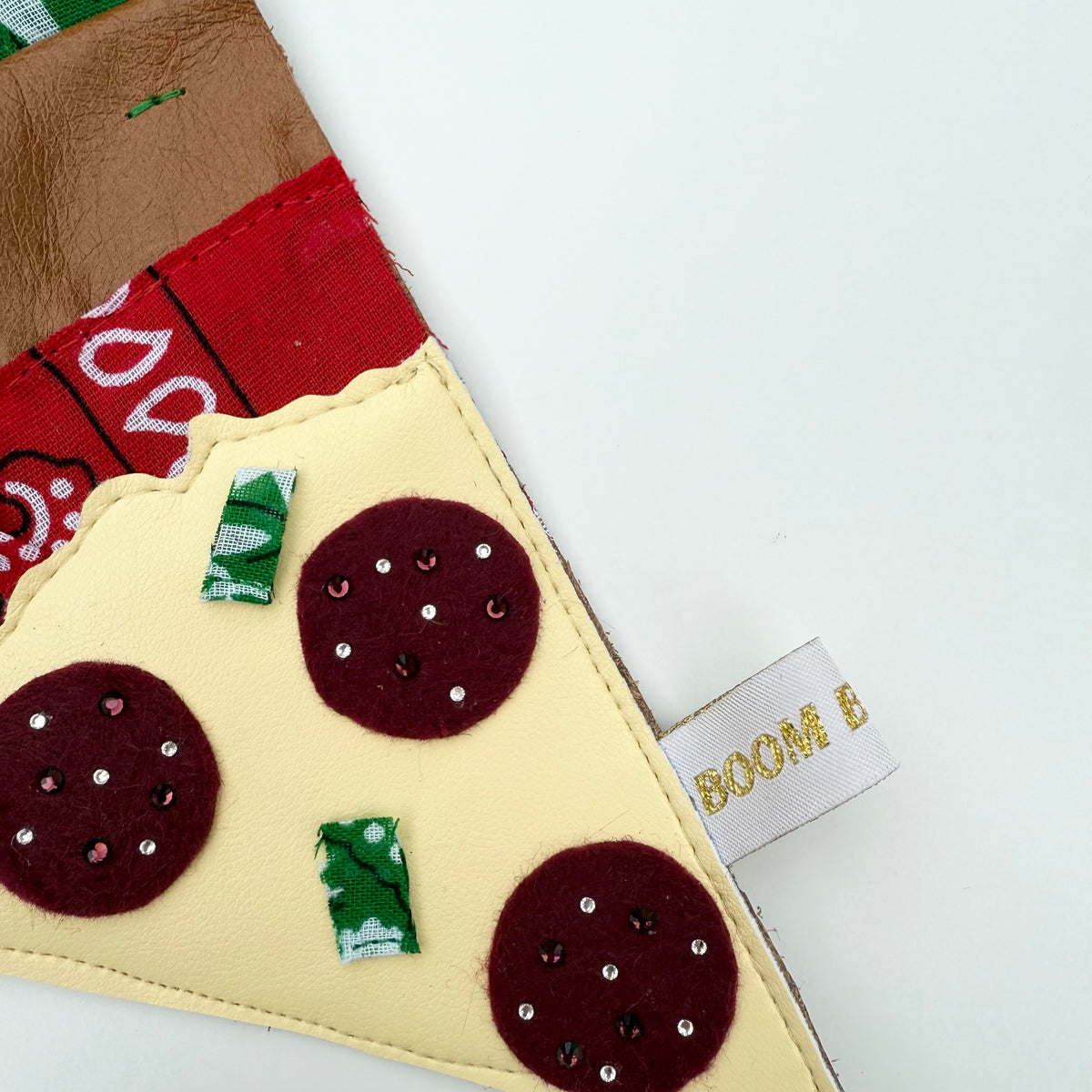‘BOOMERONI’ PIZZA SLICE BAG CHARM BY BOOM BESPOKE