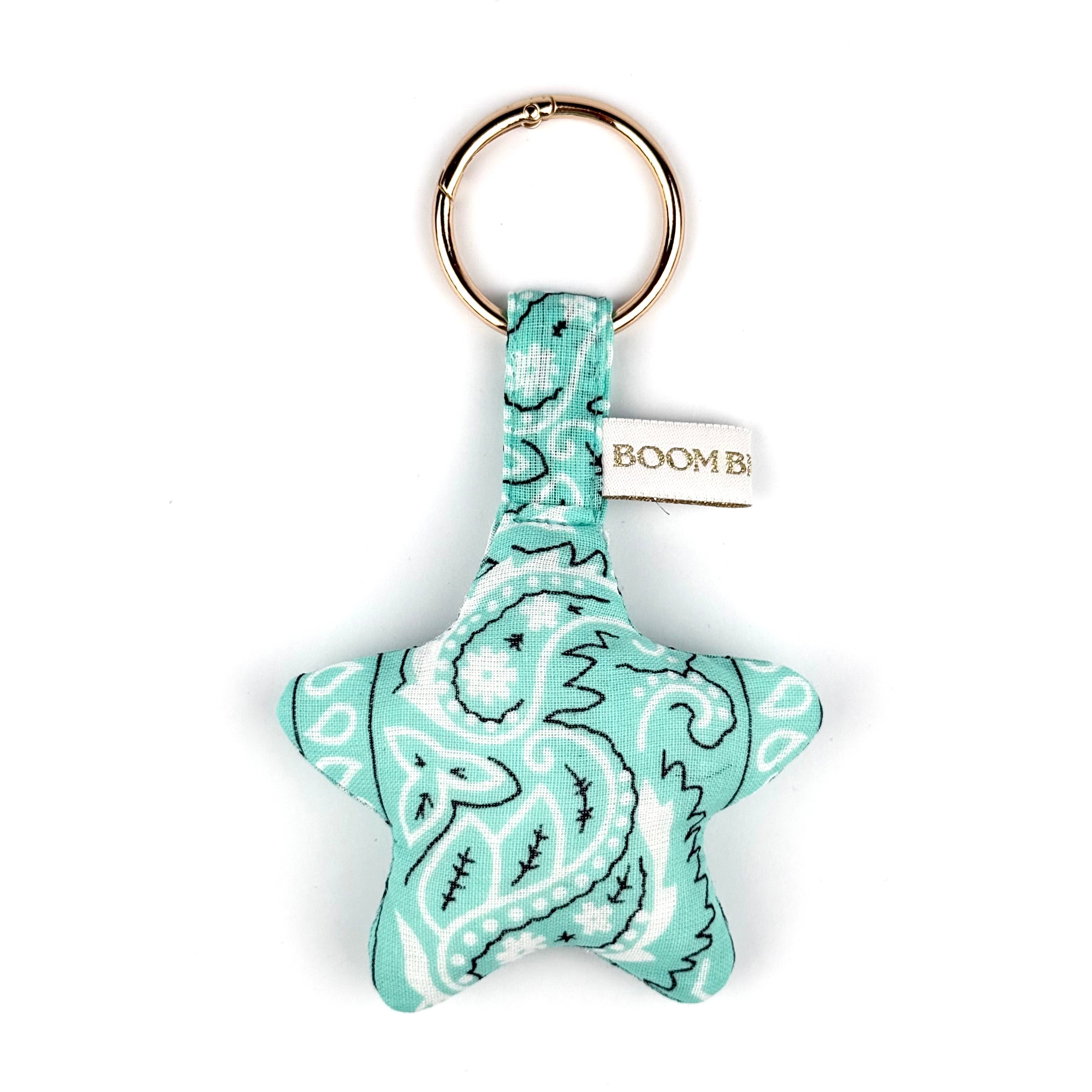 ‘YOU STAR’ AQUA BOOM PUFFY BANDANA STAR BAG CHARM