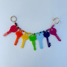Load image into Gallery viewer, ‘BOOMBOW CRYSTAL KEYS’ BOOM BESPOKE BAG CHARM
