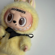 Load image into Gallery viewer, ‘SELFRIDGES’ LETS CHECKMATE YELLOW BOOM BESPOKE LABUBU
