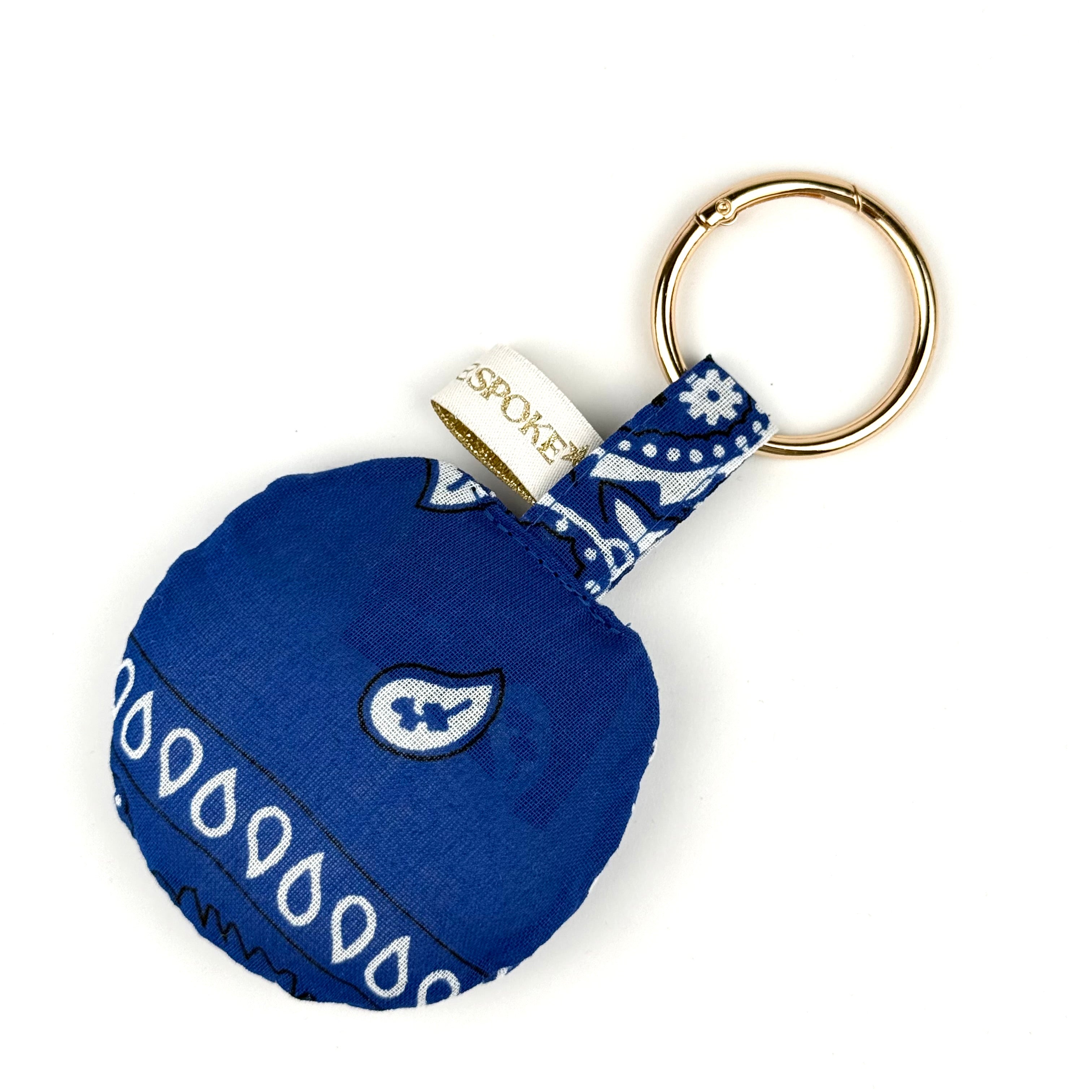 ‘ALL EYES ON YOU’ BLUE BOOM PUFFY BANDANA EVIL EYE BAG CHARM