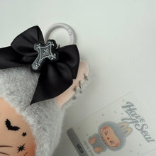Load image into Gallery viewer, ‘PRETTY BLACK BAT’ HEHE BOOM BESPOKE LABUBU
