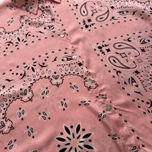 Load image into Gallery viewer, ‘ROSÉ’ PINK BANDANA SILK SHIRT CO-ORD
