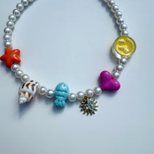 Load image into Gallery viewer, ´SUNNY SMILES’ FAUX PEARL CHARM NECKLACE BY BOOM BESPOKE
