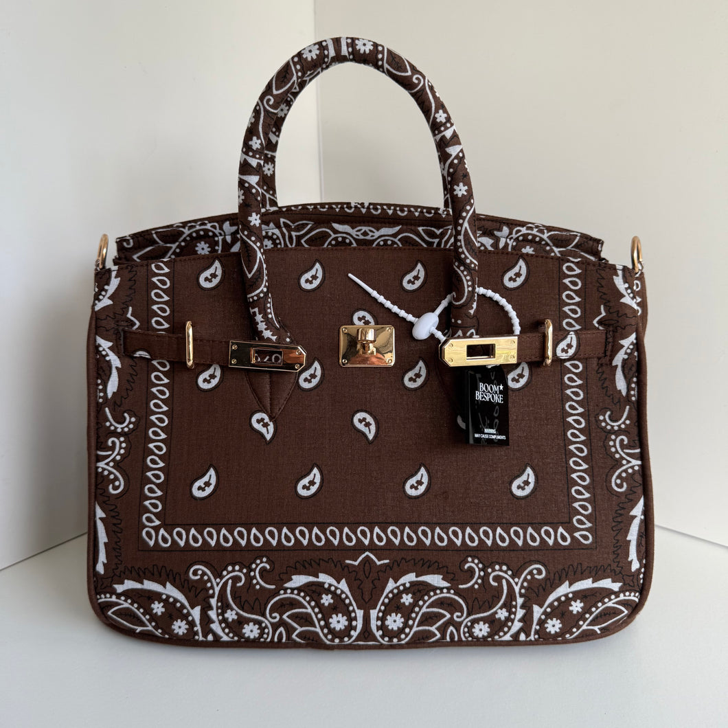‘ESPRESSO’ BANDANA BAG BY BOOM BESPOKE
