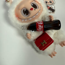 Load image into Gallery viewer, ‘RED BAG’ SURPRISE SHAKE COCA COLA CUSTOM LABUBU BY BOOM BESPOKE
