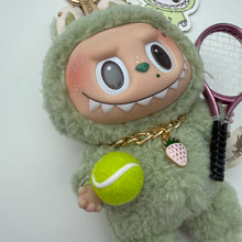 Load image into Gallery viewer, ‘PINK WIMBLEDON’ GREEN GRAPE  BOOM BESPOKE LABUBU
