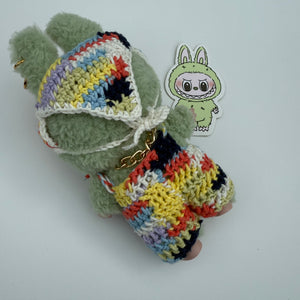 ‘FLOWER POWER’ GREEN GRAPE  BOOM BESPOKE LABUBU