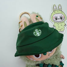 Load image into Gallery viewer, ‘IPHONE &amp; COFFEE’ GREEN GRAPE  BOOM BESPOKE LABUBU
