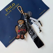Load image into Gallery viewer, ‘RALPH’ BEAR BAG CHARM BY BOOM BESPOKE
