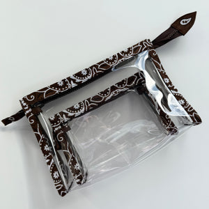 ‘ESPRESSO’ BANDANA POUCH SET BY BOOM BESPOKE