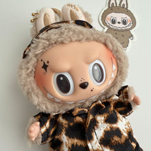 Load image into Gallery viewer, ´LEOPARD SILK PJ’S’ TOFFEE BOOM BESPOKE LABUBU NEUTRAL PACK

