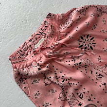 Load image into Gallery viewer, ‘ROSÉ’ PINK BANDANA SILK TROUSERS CO-ORD
