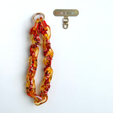 Load image into Gallery viewer, ORANGE BANDANA JELLY PHONE CHAIN
