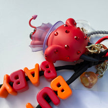 Load image into Gallery viewer, ´BURN BABY BURN’ SWAROVSKI CRYSTAL CRYBABY MONSTER TEARS BOOM BESPOKE CRYBABY
