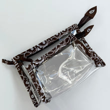 Load image into Gallery viewer, ‘ESPRESSO’ BANDANA POUCH SET BY BOOM BESPOKE
