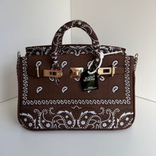 Load image into Gallery viewer, ‘ESPRESSO’ SMALL BANDANA BAG BY BOOM BESPOKE
