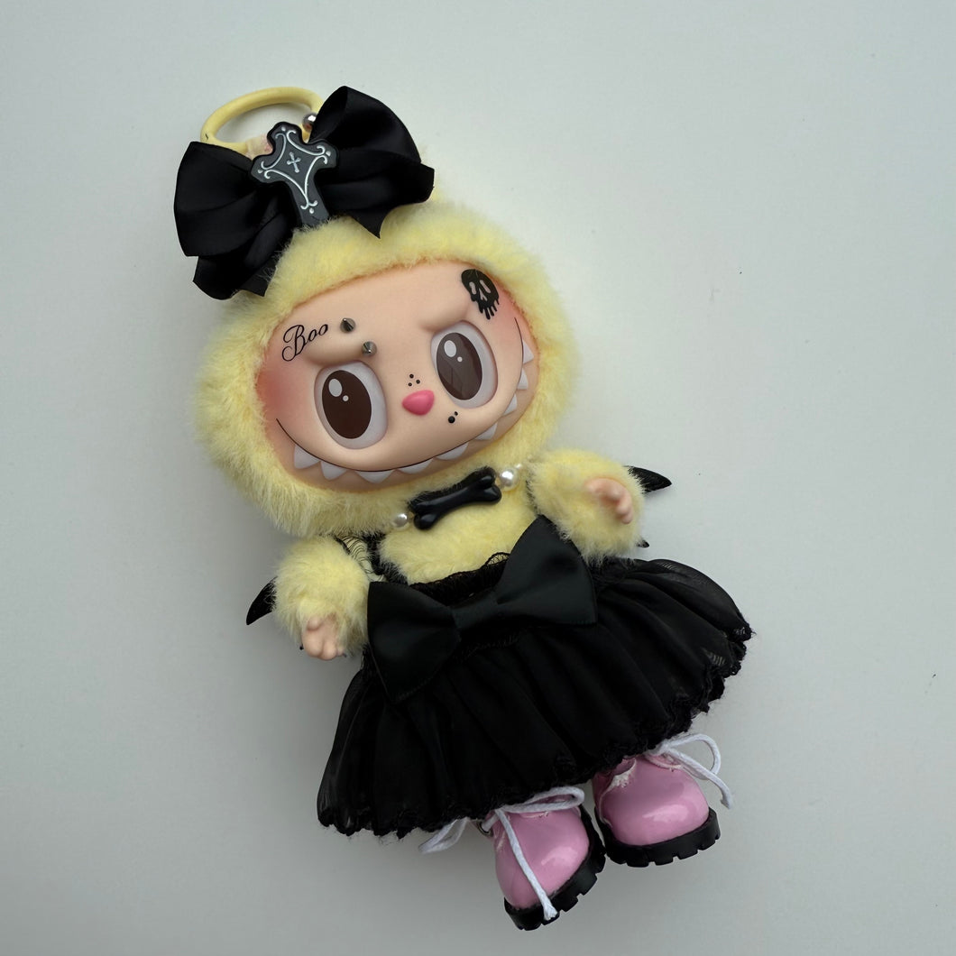 ‘PINK PUNK’ LETS CHECKMATE YELLOW BOOM BESPOKE LABUBU