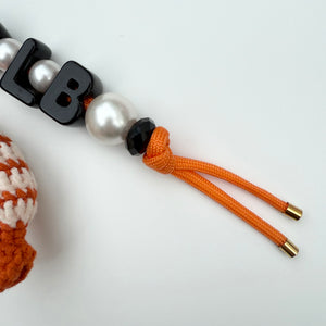 ‘PEARLA’ THE PRAWN BESPOKE INITIAL BAG CHARM BY BOOM BESPOKE