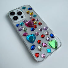 Load image into Gallery viewer, CRYSTAL HEARTS IPHONE CASE
