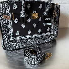 Load image into Gallery viewer, ‘INKED’ SMALL BANDANA BAG BY BOOM BESPOKE
