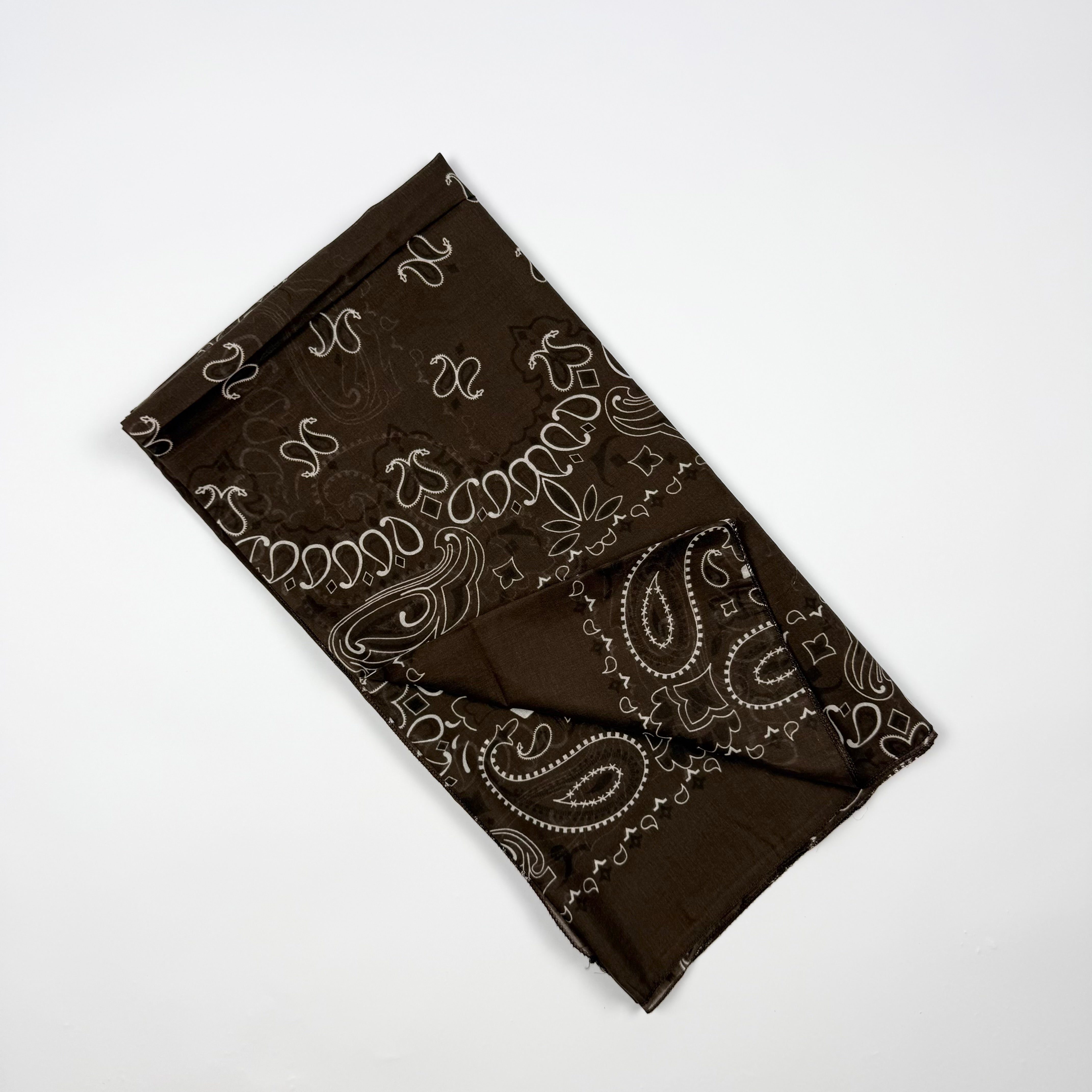 'ESPRESSO' BROWN BANDANA MULTIWAY COTTON SET