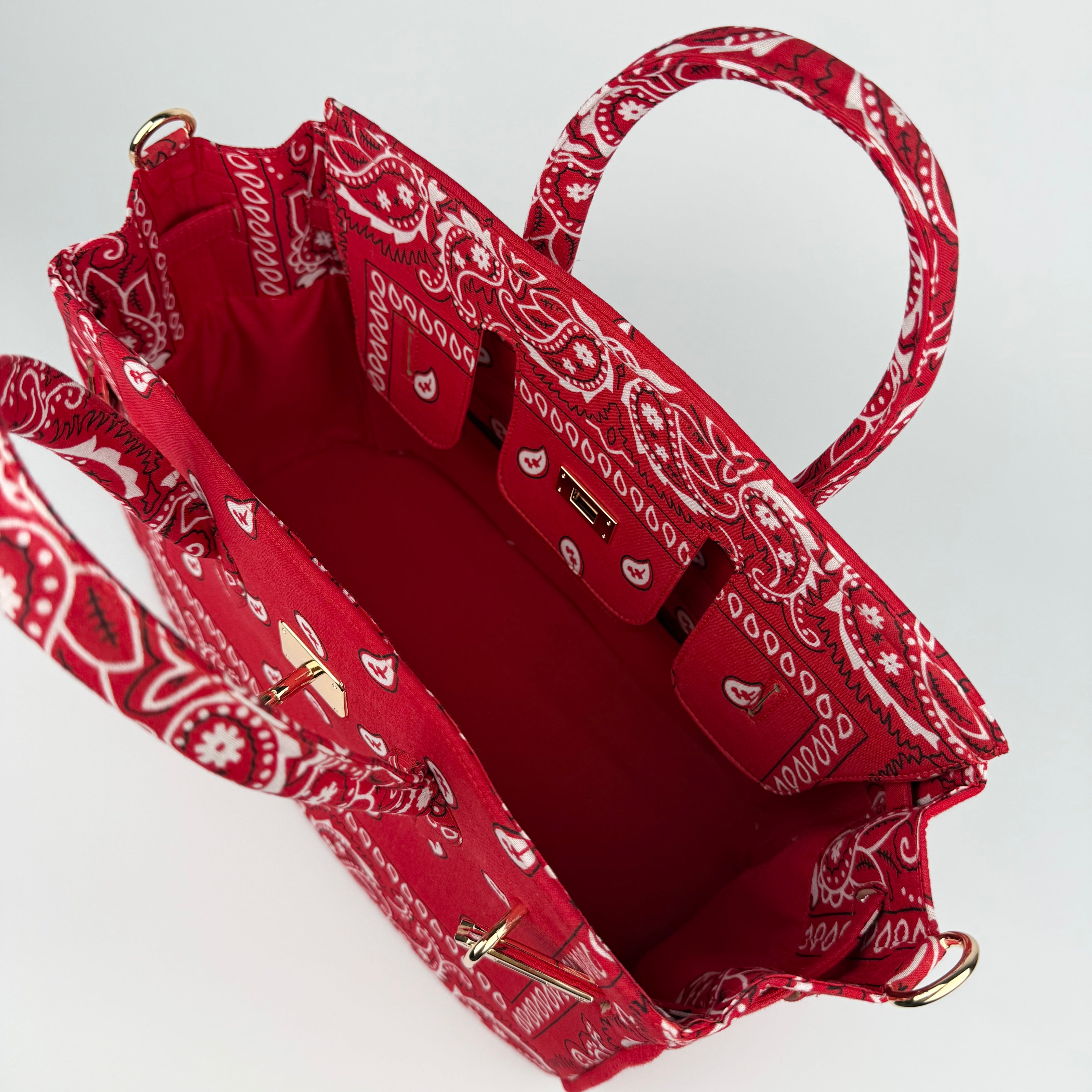 ‘CHERRY’ BANDANA BAG BY BOOM BESPOKE