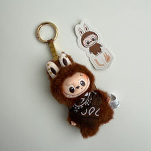Load image into Gallery viewer, ‘CUSTOM TEXT’ ‘L’ PIN FOR LOVE (MINI) BOOM BESPOKE LABUBU NEUTRAL PACK
