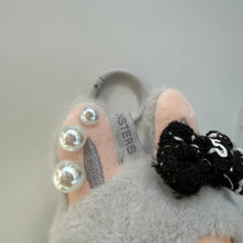 Load image into Gallery viewer, ‘BLACK BOUCLÉ’ HEHE BOOM BESPOKE LABUBU
