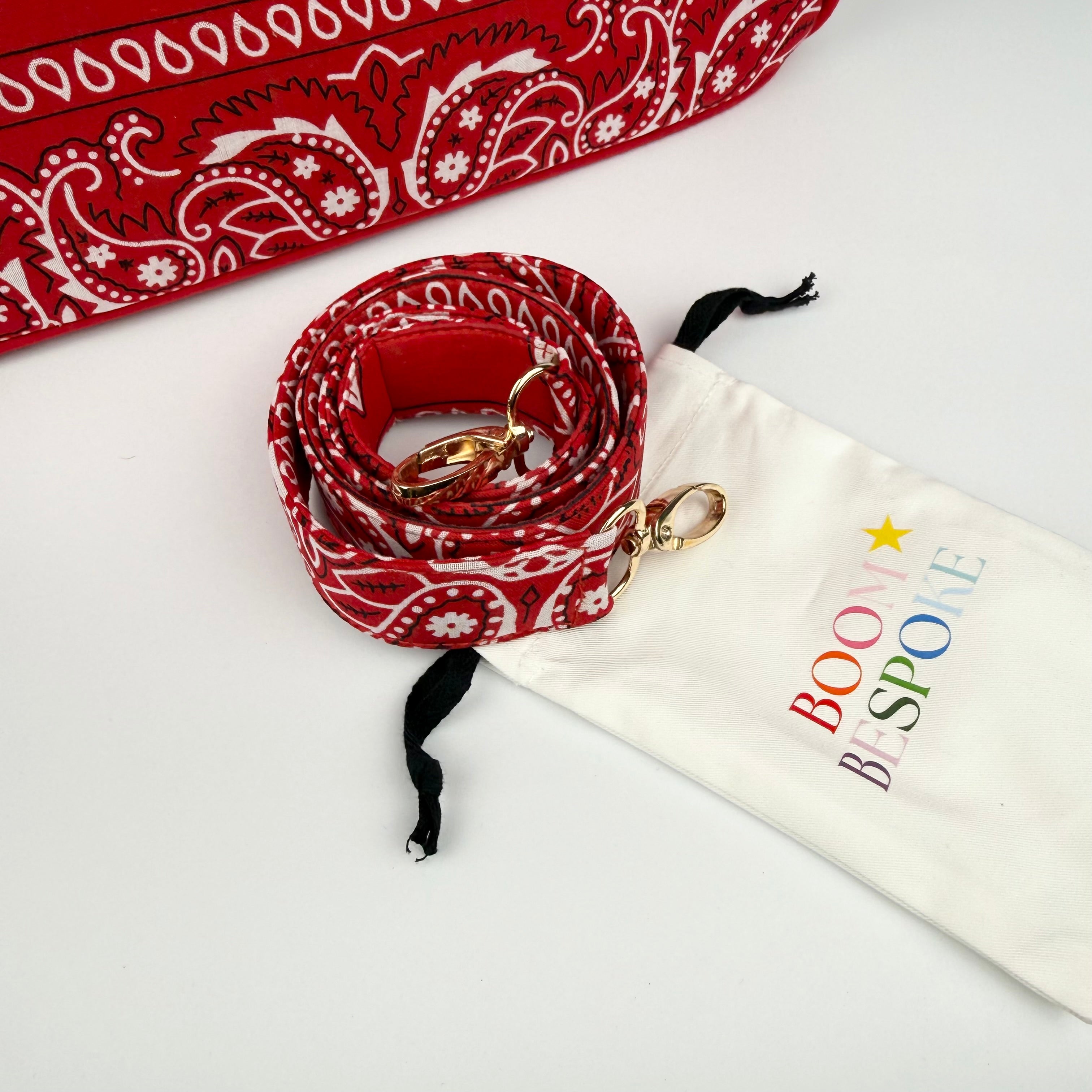 ‘CHERRY’ BANDANA BAG BY BOOM BESPOKE