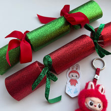 Load image into Gallery viewer, RED &amp; GREEN LABUBU CHRISTMAS CRACKERS SET OF 6
