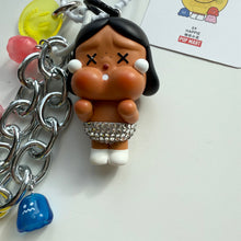 Load image into Gallery viewer, ‘HAPPIE’ SWAROVSKI CRYSTAL CRYBABY MONSTER TEARS BOOM BESPOKE CRYBABY
