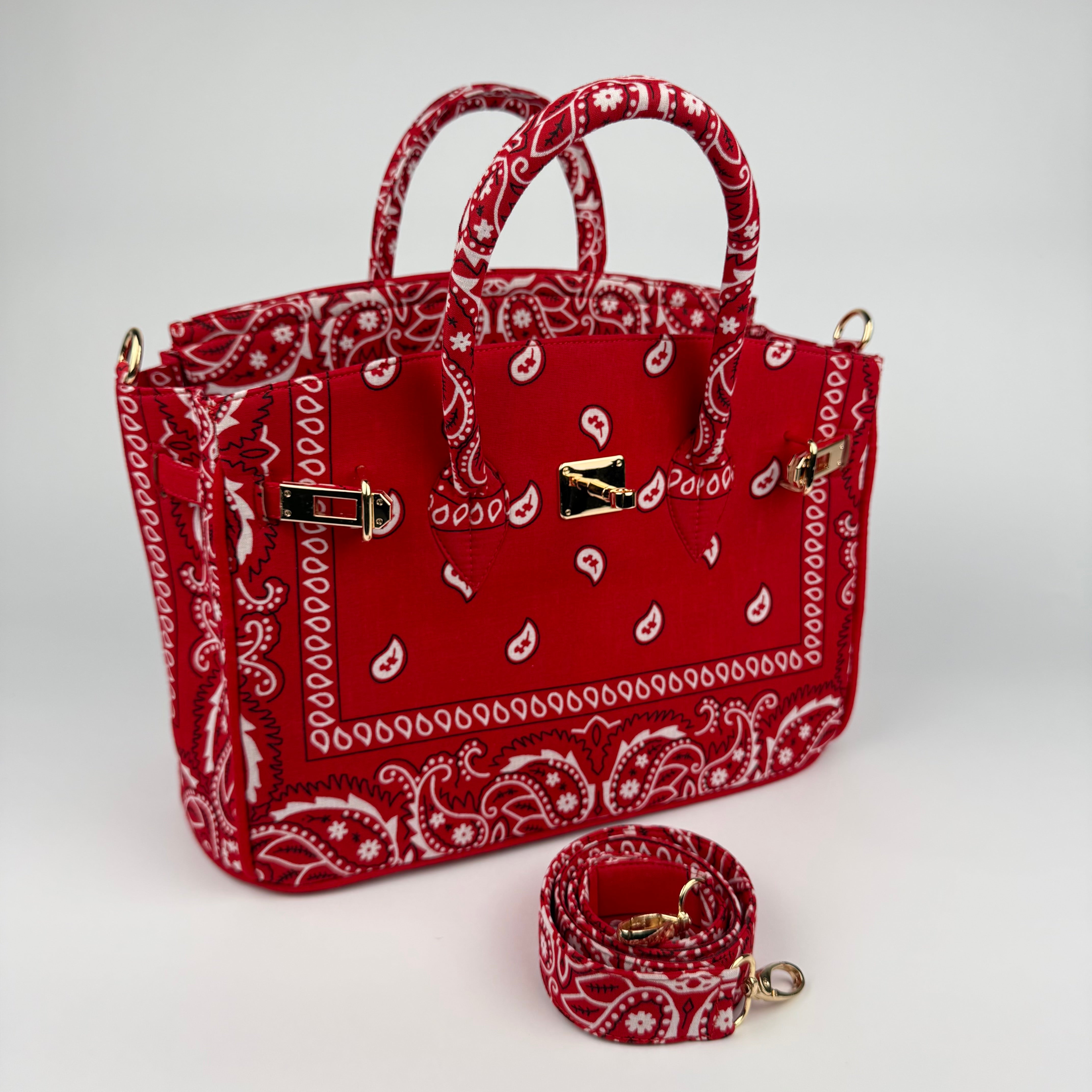 ‘CHERRY’ BANDANA BAG BY BOOM BESPOKE