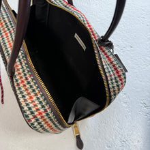 Load image into Gallery viewer, ‘DIY BEAD’ MULTICOLOURED HOUNDSTOOTH BOWLING BAG
