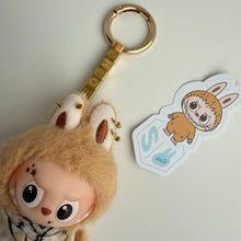 Load image into Gallery viewer, ‘CUSTOM TEXT’ ‘S’ PIN FOR LOVE (MINI) BOOM BESPOKE LABUBU NEUTRAL PACK

