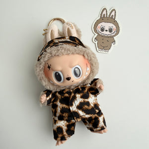 ´LEOPARD SILK PJ’S’ TOFFEE BOOM BESPOKE LABUBU NEUTRAL PACK