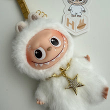 Load image into Gallery viewer, ‘CUSTOM TEXT’ ‘H’ PIN FOR LOVE (MINI) BOOM BESPOKE LABUBU NEUTRAL PACK
