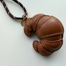 Load image into Gallery viewer, ‘CROISSANT’ LEATHER BAG CHARM BY BOOM BESPOKE
