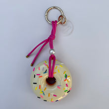 Load image into Gallery viewer, ‘CREAM SPRINKLES’ LARGE SONUT BAG CHARM / KEYRING BY BOOMBESPOKE
