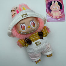 Load image into Gallery viewer, ‘WHITE DUNGAREES’ LOYALTY BOOM BESPOKE LABUBU
