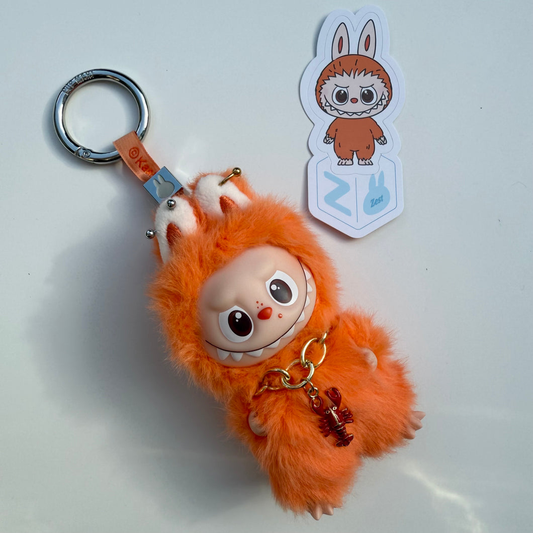 ´LOBSTER’ ‘Z’ PIN FOR LOVE (MINI) BOOM BESPOKE LABUBU