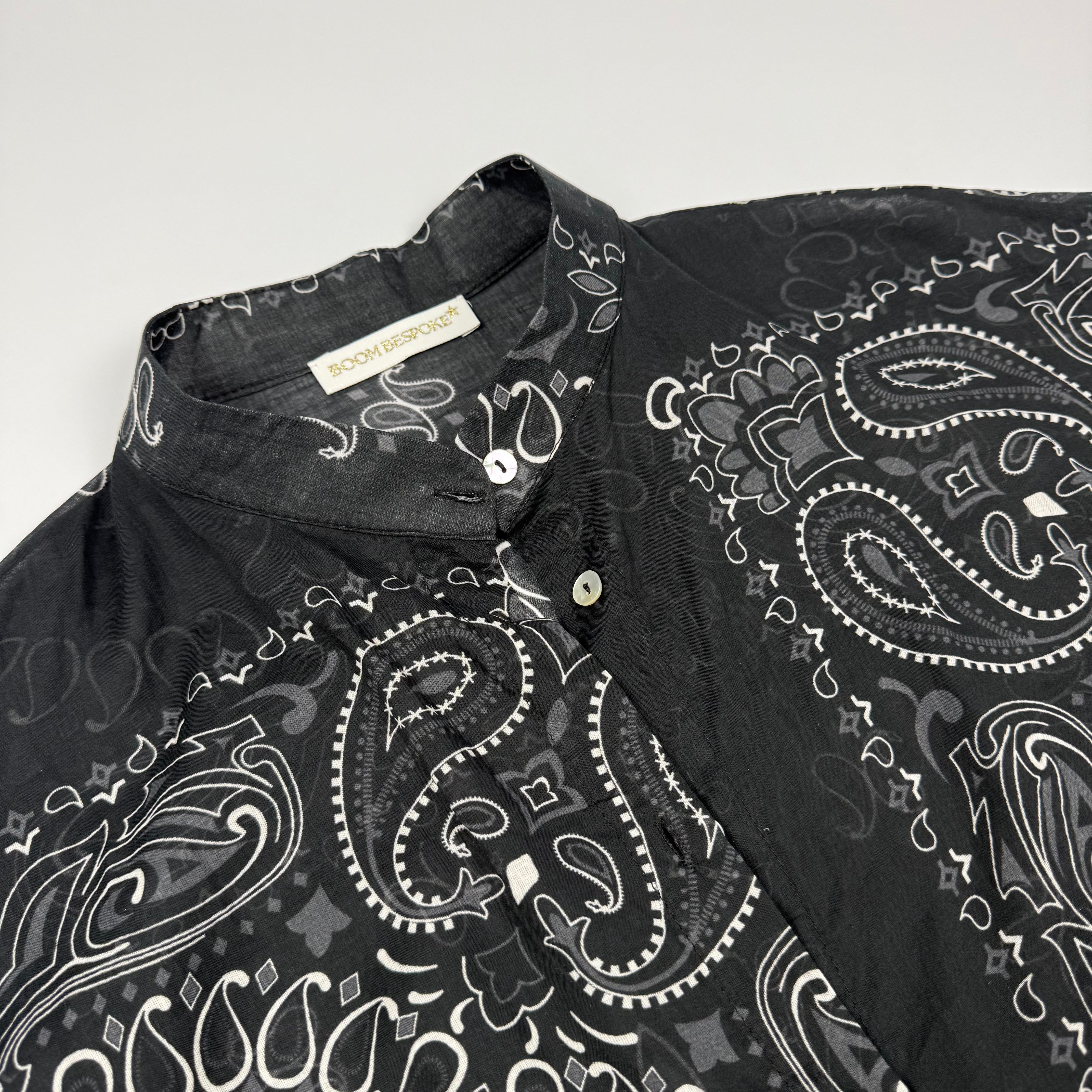 'CAFÈ NOIR' BLACK BANDANA MULTIWAY COTTON SET
