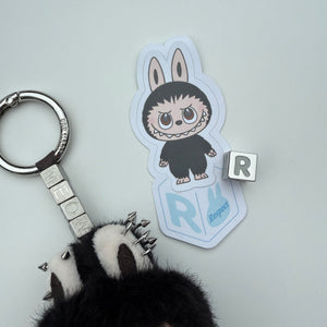 ‘HALLOWEEN CAT’ ‘R’ PIN FOR LOVE (MINI) BOOM BESPOKE LABUBU