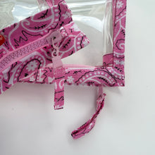 Load image into Gallery viewer, ‘BUBBLEGUM’ BANDANA POUCH SET BY BOOM BESPOKE
