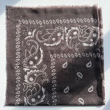 Load image into Gallery viewer, ‘COFFEE’ BROWN THE MULTIWAY SQUARE BANDANA SCARF
